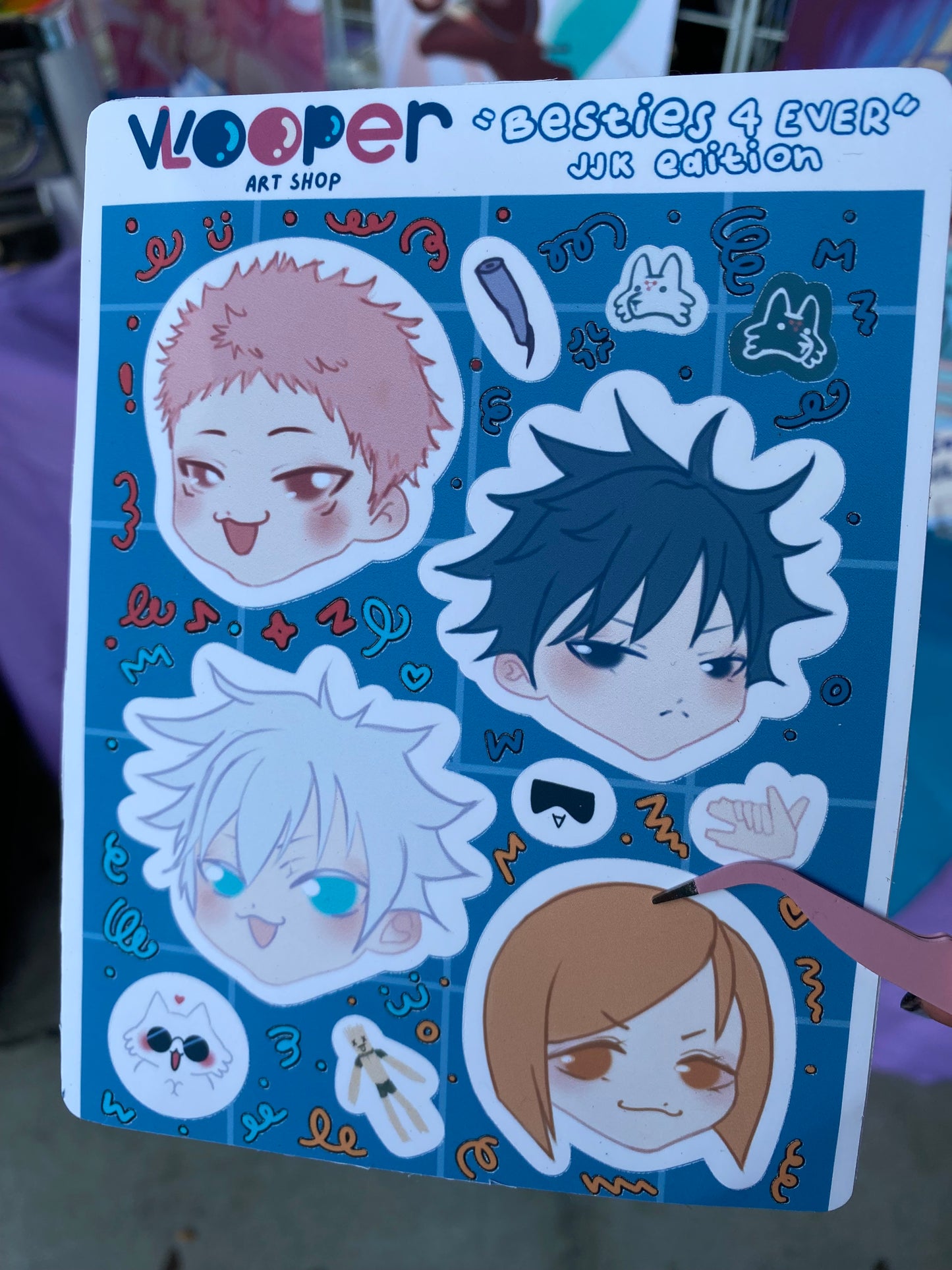 JJK Besties 4 Ever Sticker Sheet